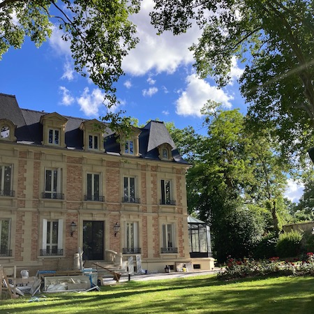 Peinture décorative dans un manoir