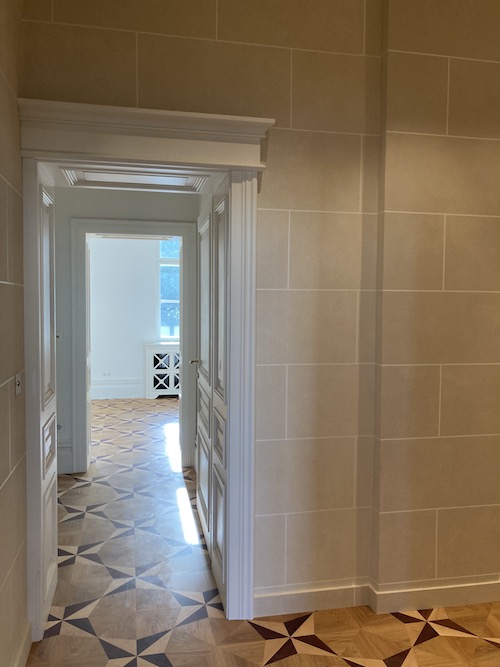 Rénovation cage d'escalier en pierre de taille