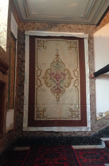 ornementation imprimé sur toile
