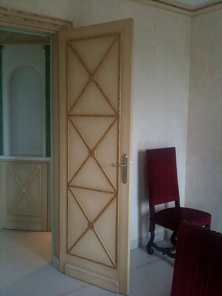 Avant et après: porte